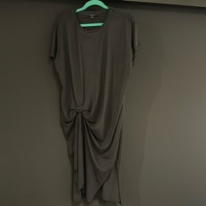 All Saints T shirt dress / knot at side. Worn 2 times